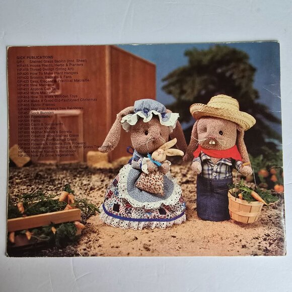 Sock Bunnies Designer Series Craft Pattern Booklet By Quick Publications - Picture 13 of 16